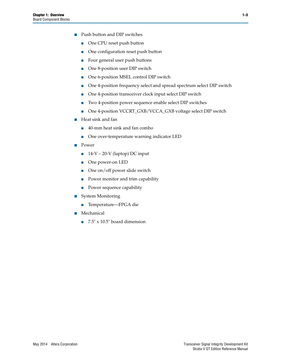 Altera Transceiver Signal Integrity Development Kit, Stratix V GT Edition User Manual | Page 7 / 52