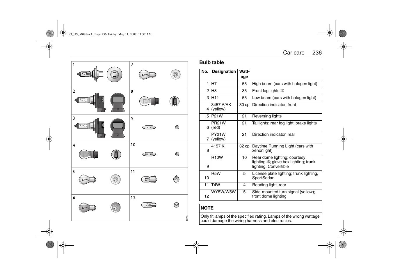 Saab 2008 9-3 User Manual | Page 236 / 320