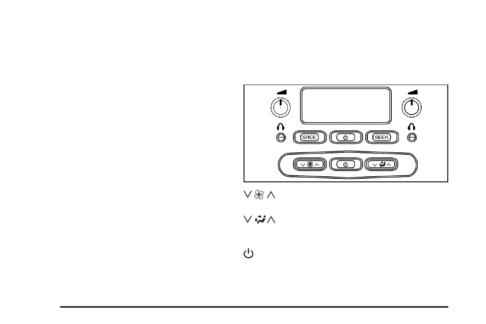 Outlet adjustment, Rear climate control system | Saab 2006 9-7X User Manual | Page 154 / 434