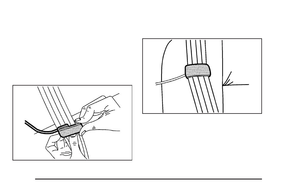 Rear safety belt comfort guides, Rear safety belt comfort guides -24 | Saab 2006 9-7X User Manual | Page 30 / 434