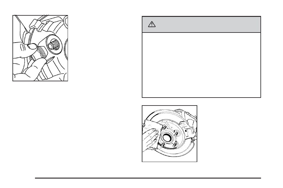 Caution | Saab 2006 9-7X User Manual | Page 362 / 434