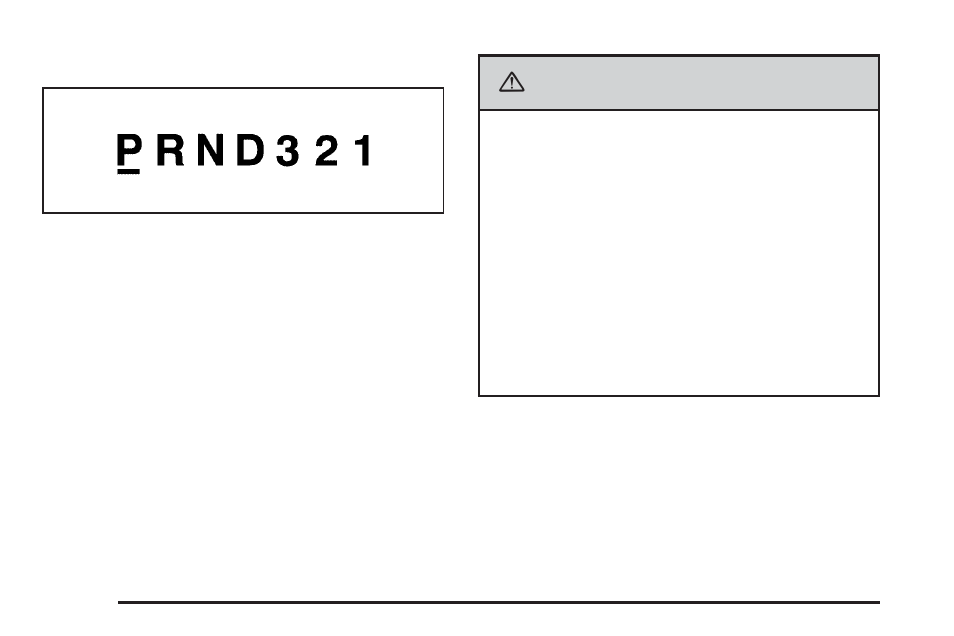 Automatic transmission operation, Automatic transmission operation -24, Caution | Saab 2006 9-7X User Manual | Page 98 / 434