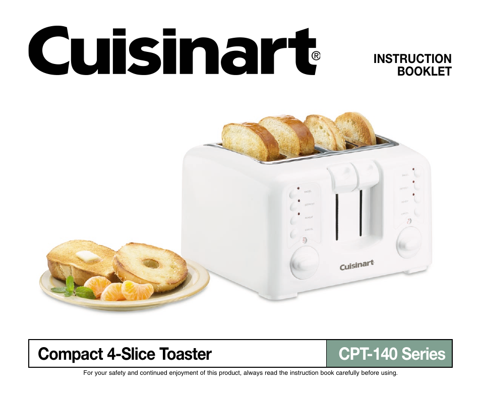 Cuisinart CPT-140RC User Manual | 9 pages