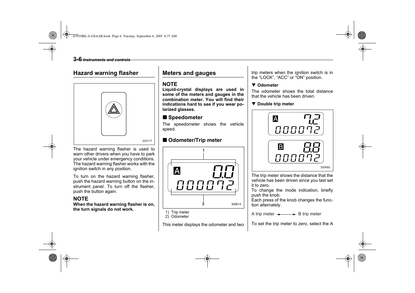 Saab 2006 9-2 User Manual | Page 108 / 322