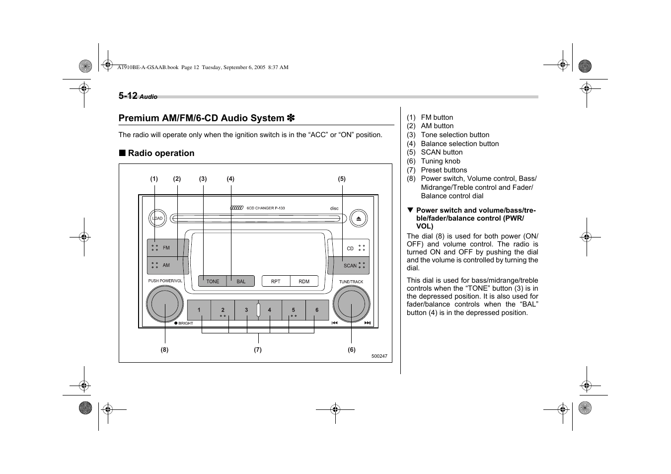 Saab 2006 9-2 User Manual | Page 154 / 322