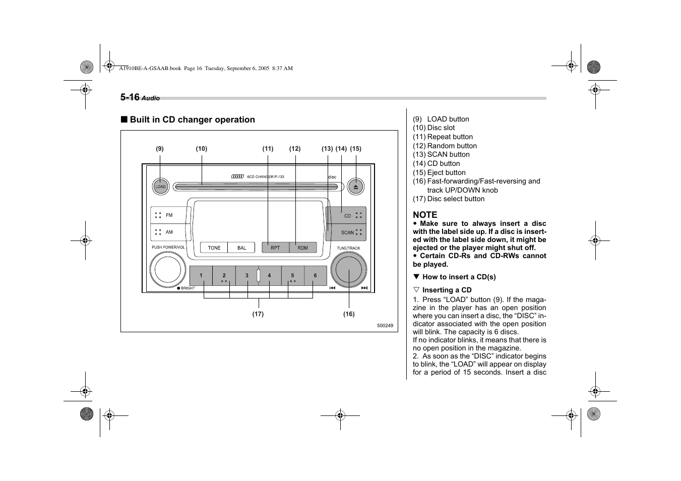 Saab 2006 9-2 User Manual | Page 158 / 322