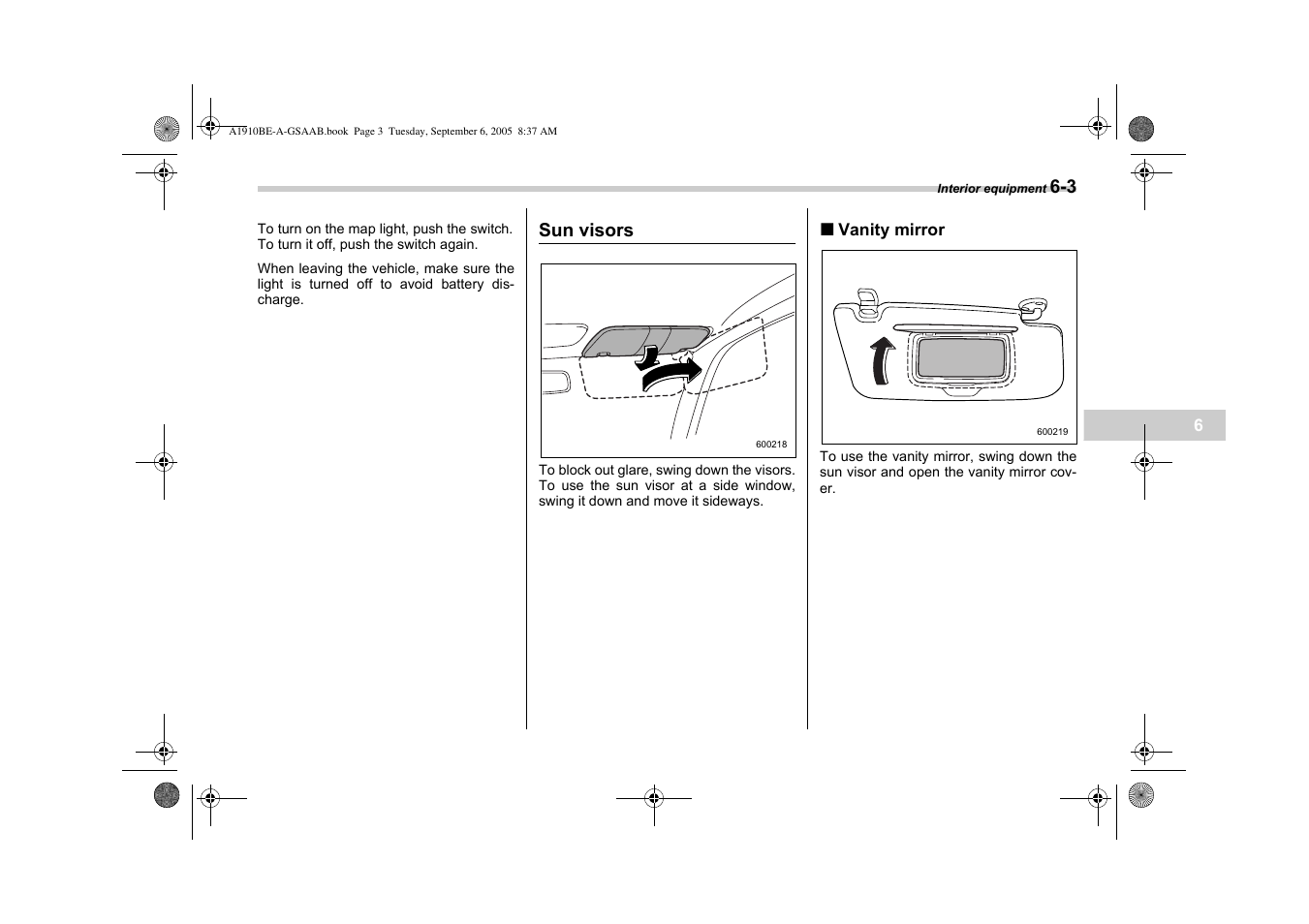 Saab 2006 9-2 User Manual | Page 165 / 322