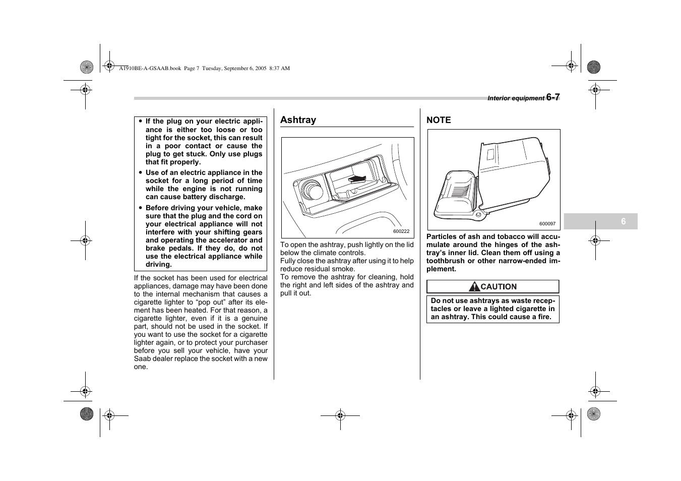 Saab 2006 9-2 User Manual | Page 169 / 322