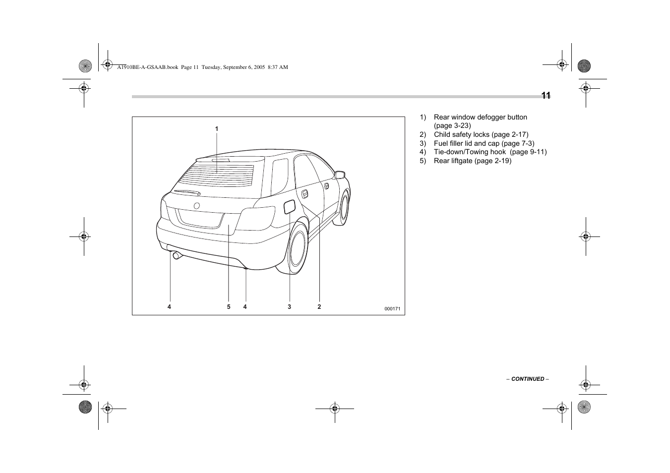 Saab 2006 9-2 User Manual | Page 17 / 322