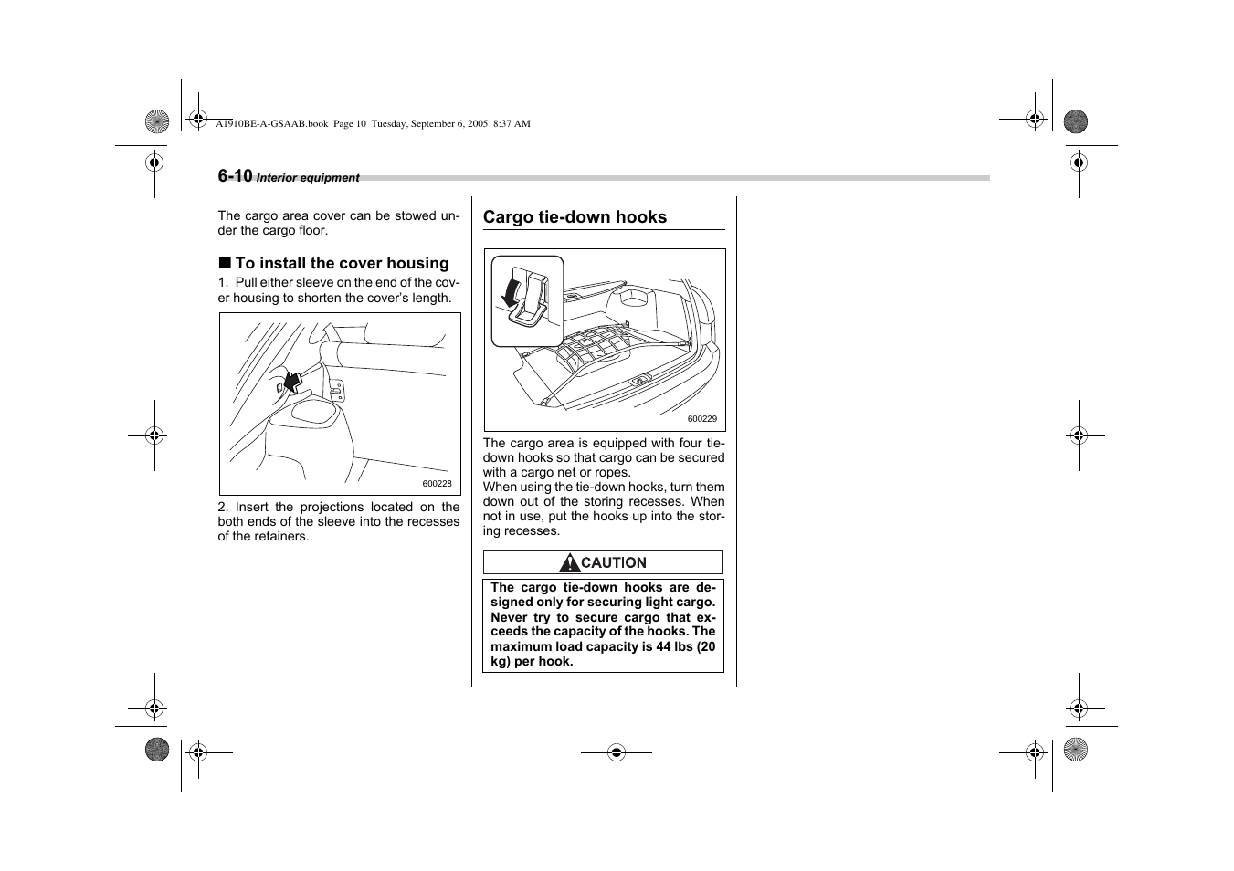 Saab 2006 9-2 User Manual | Page 172 / 322