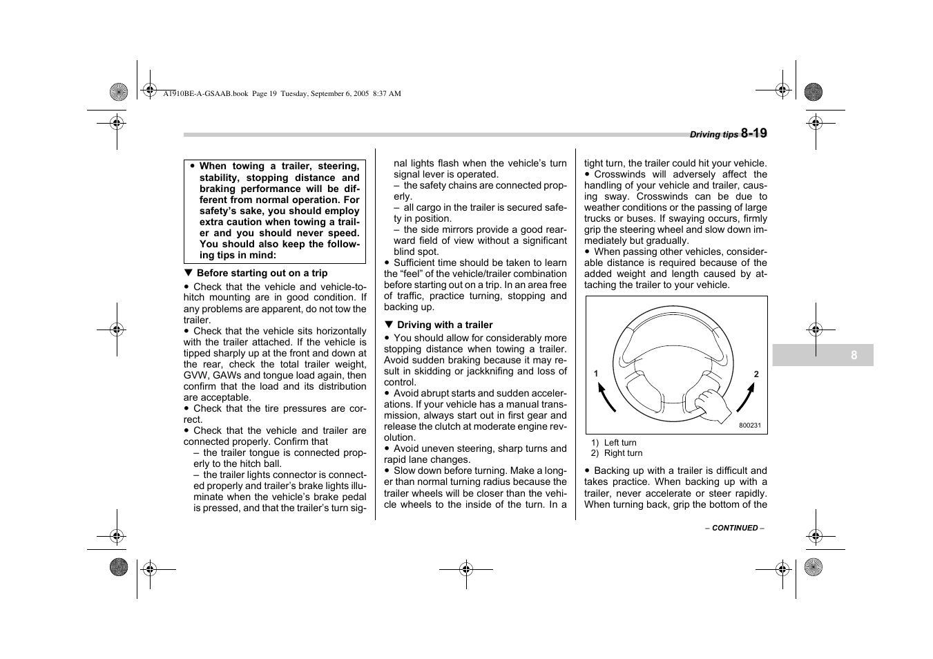 Saab 2006 9-2 User Manual | Page 215 / 322