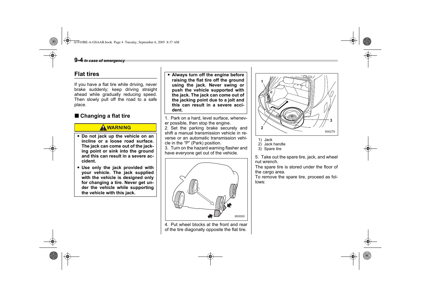 Saab 2006 9-2 User Manual | Page 220 / 322
