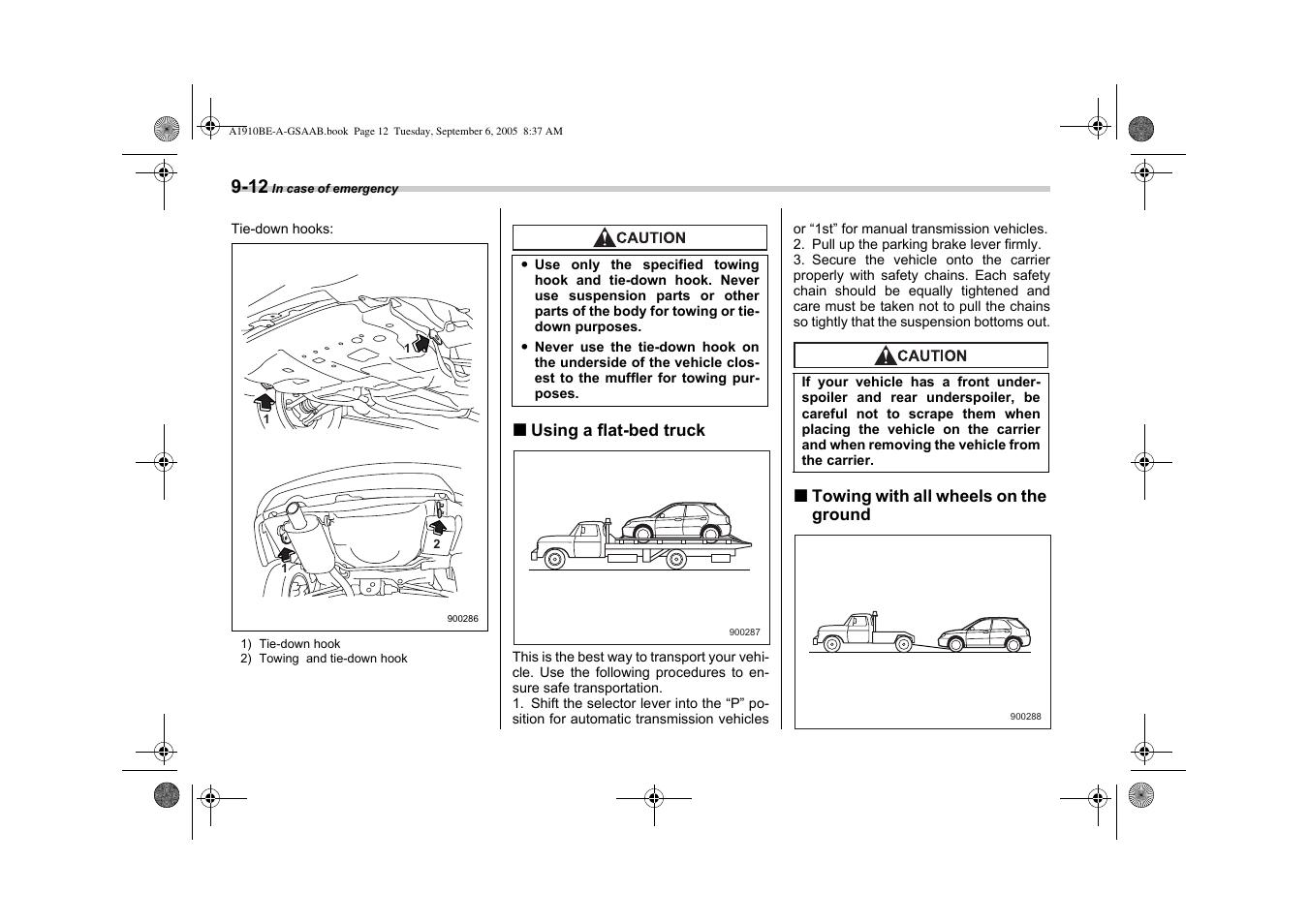 Saab 2006 9-2 User Manual | Page 228 / 322