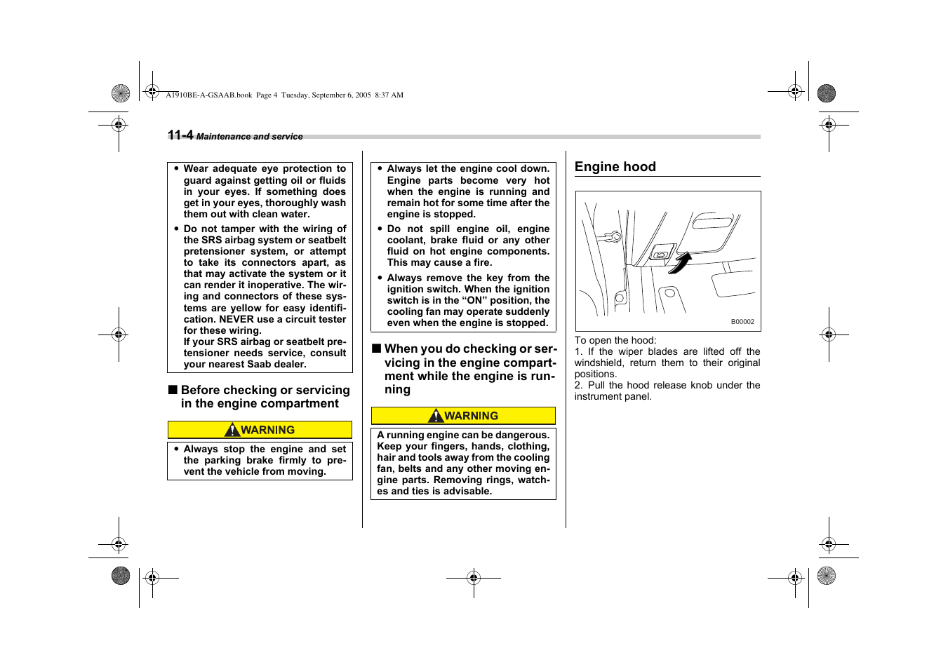 Saab 2006 9-2 User Manual | Page 242 / 322