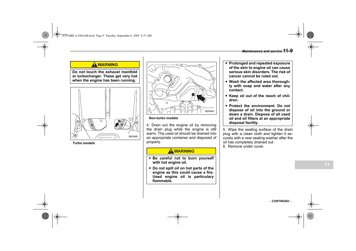 Saab 2006 9-2 User Manual | Page 247 / 322