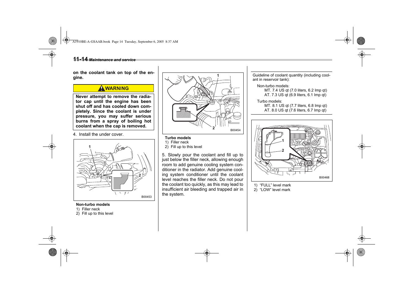 Saab 2006 9-2 User Manual | Page 252 / 322