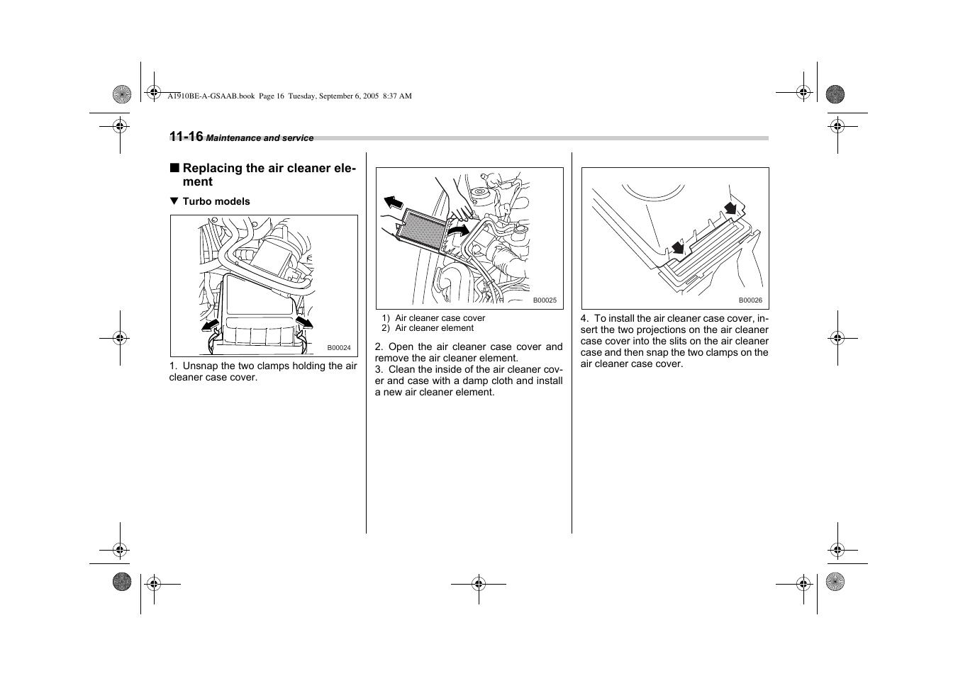 Saab 2006 9-2 User Manual | Page 254 / 322