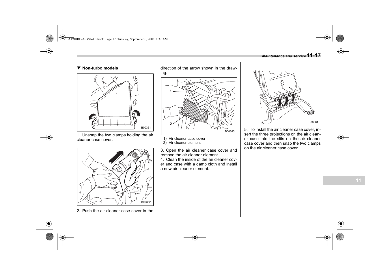 Saab 2006 9-2 User Manual | Page 255 / 322