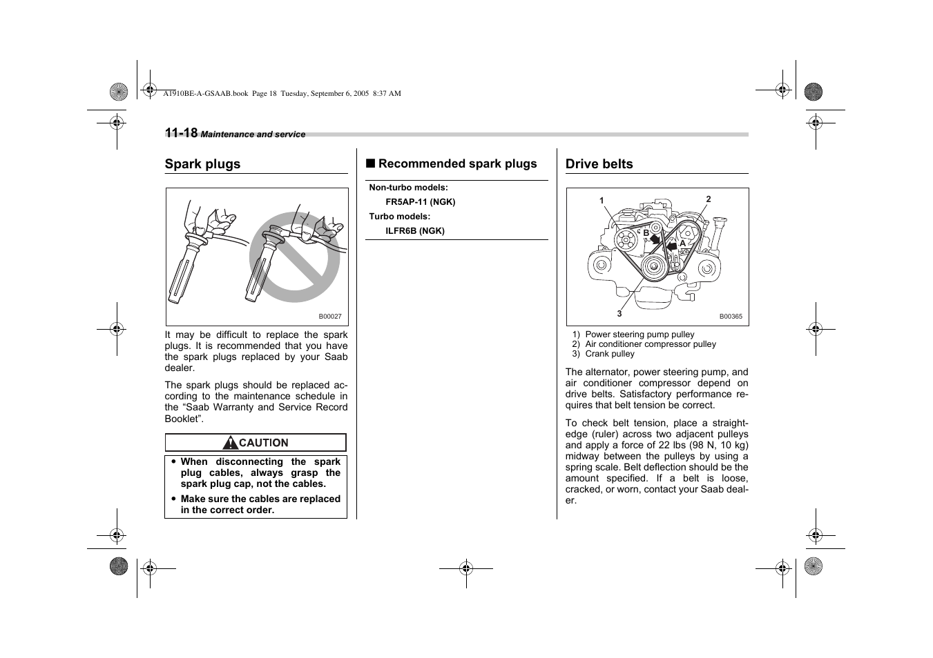 Saab 2006 9-2 User Manual | Page 256 / 322