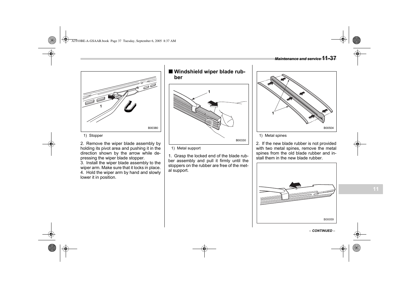 Saab 2006 9-2 User Manual | Page 275 / 322