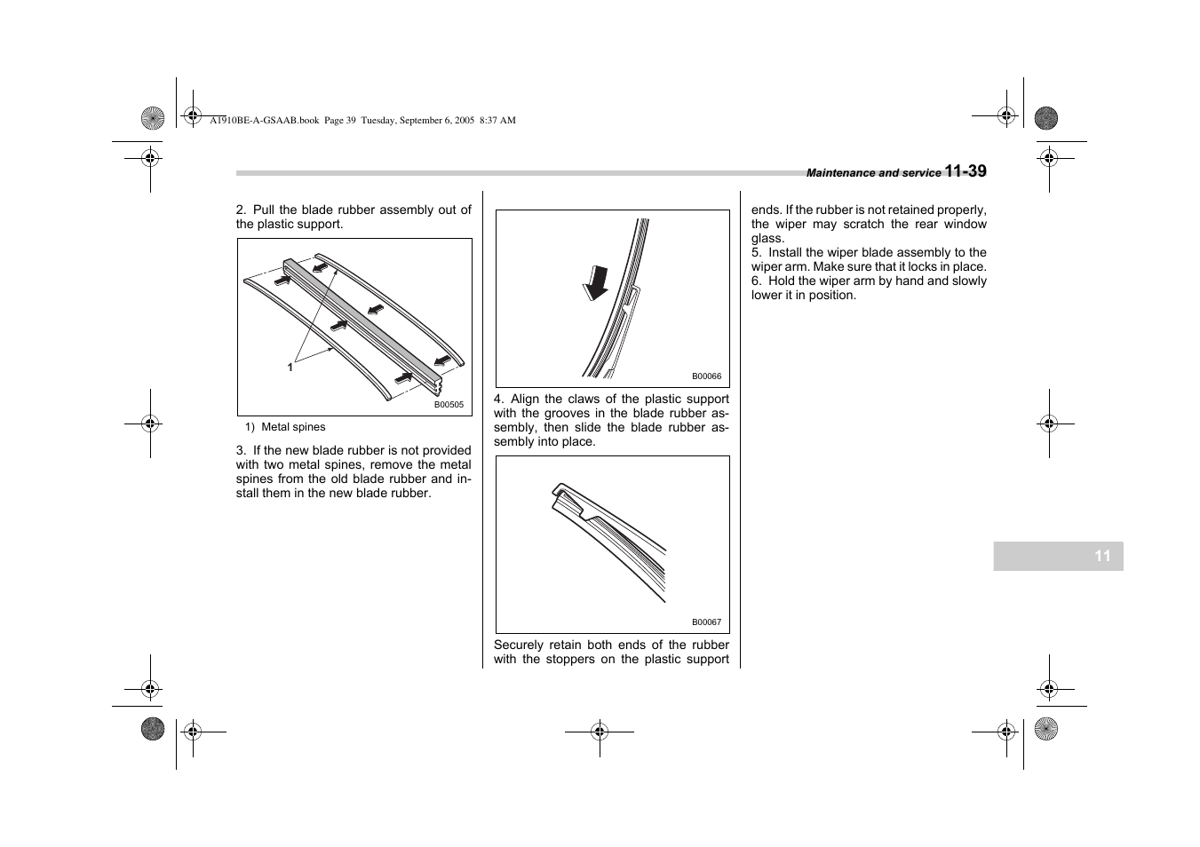 Saab 2006 9-2 User Manual | Page 277 / 322