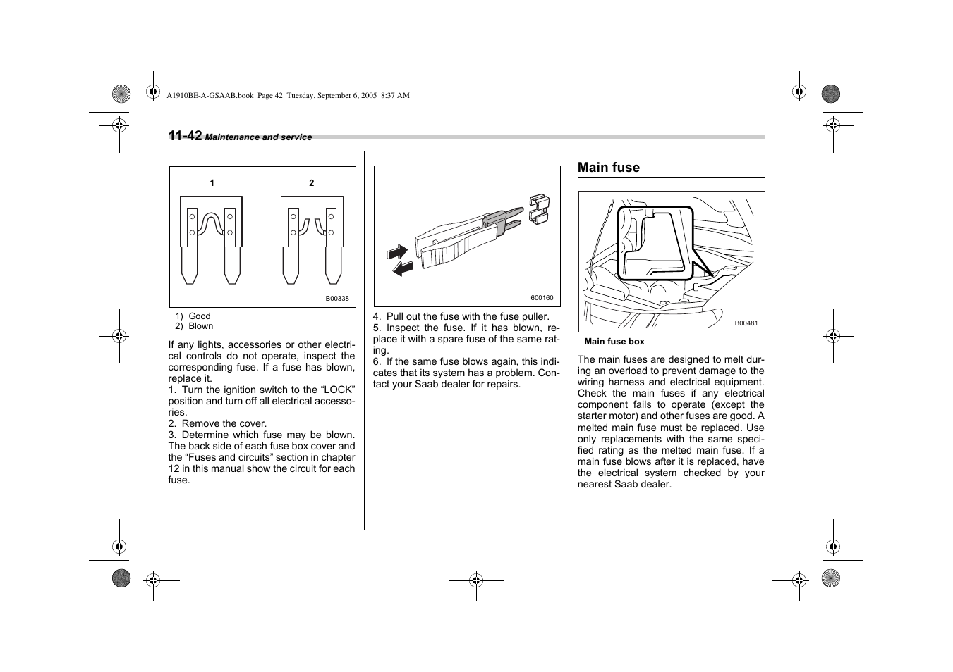 Saab 2006 9-2 User Manual | Page 280 / 322