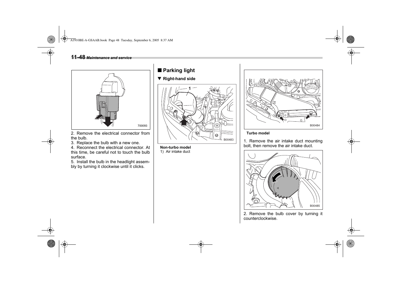 Saab 2006 9-2 User Manual | Page 286 / 322