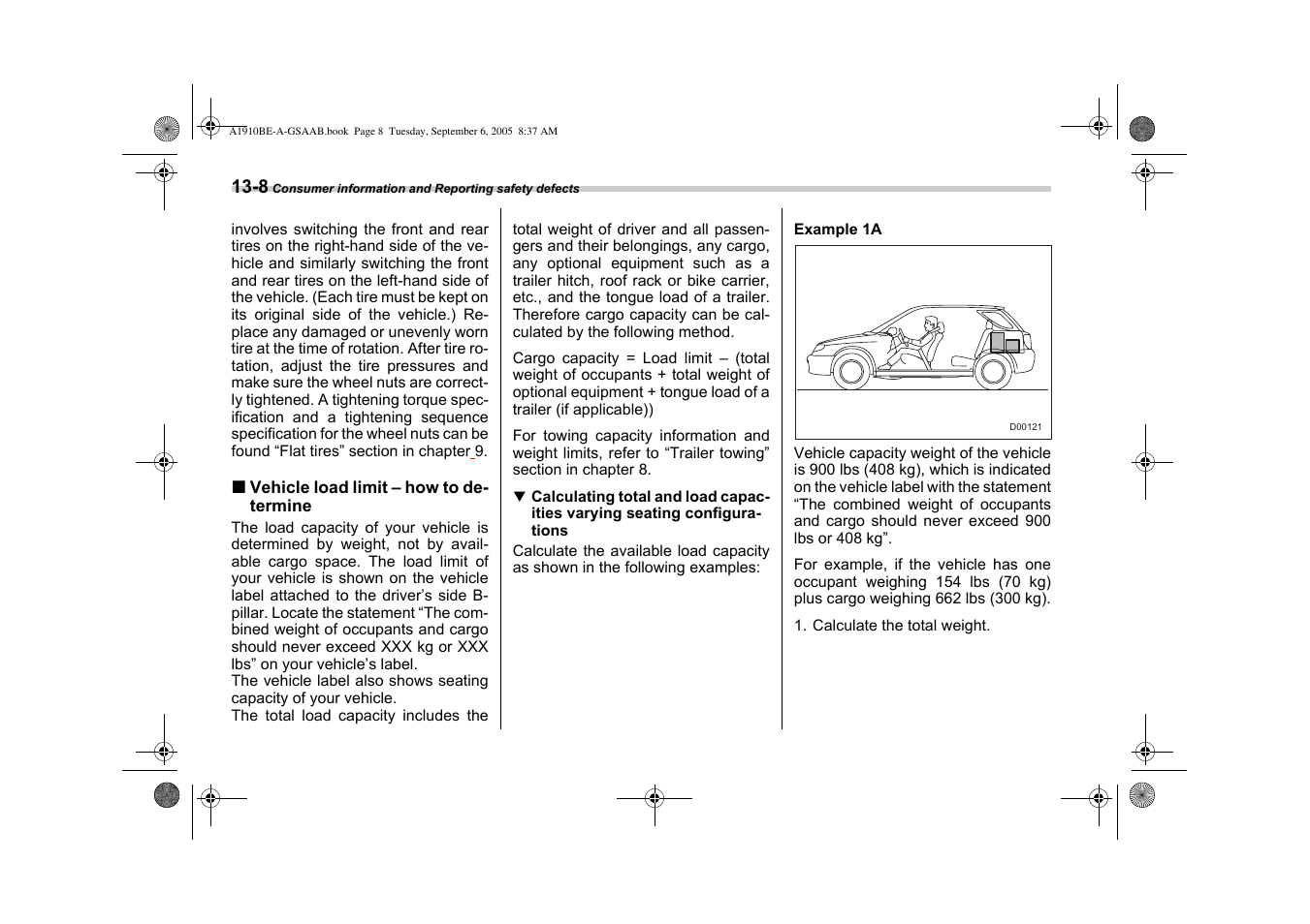 Saab 2006 9-2 User Manual | Page 308 / 322