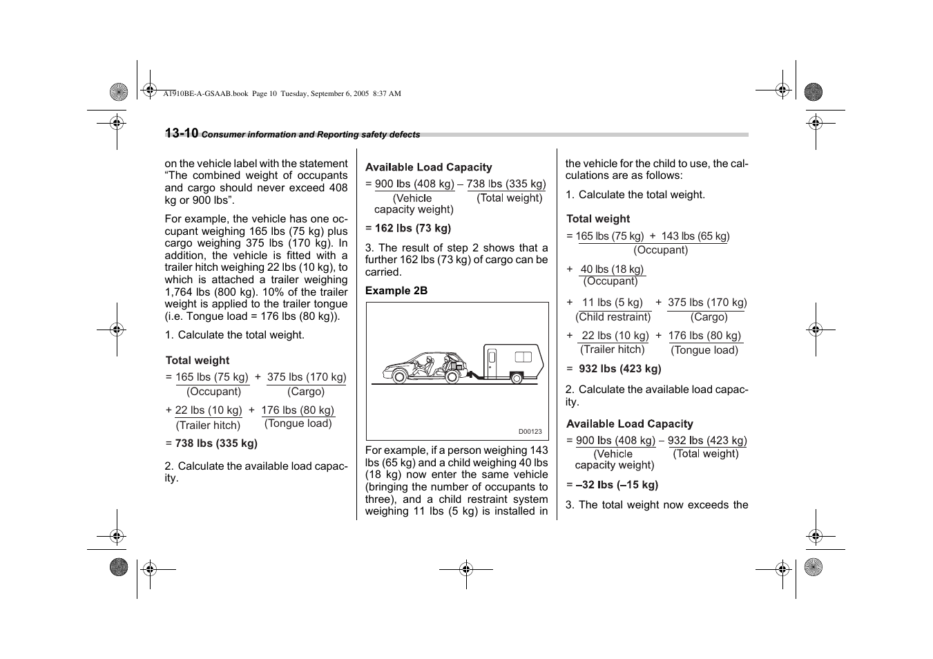 Saab 2006 9-2 User Manual | Page 310 / 322