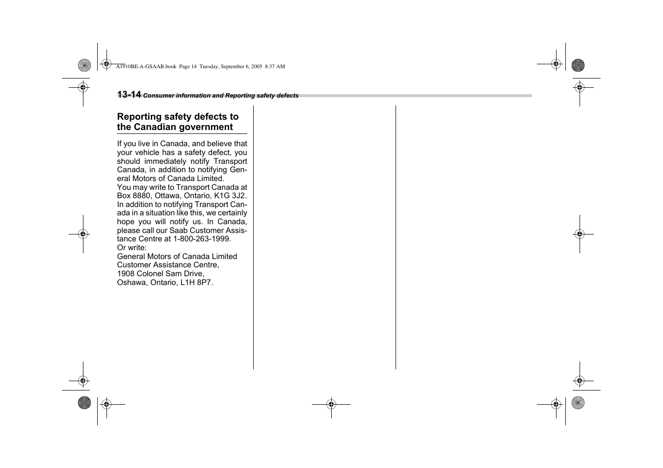 Saab 2006 9-2 User Manual | Page 314 / 322