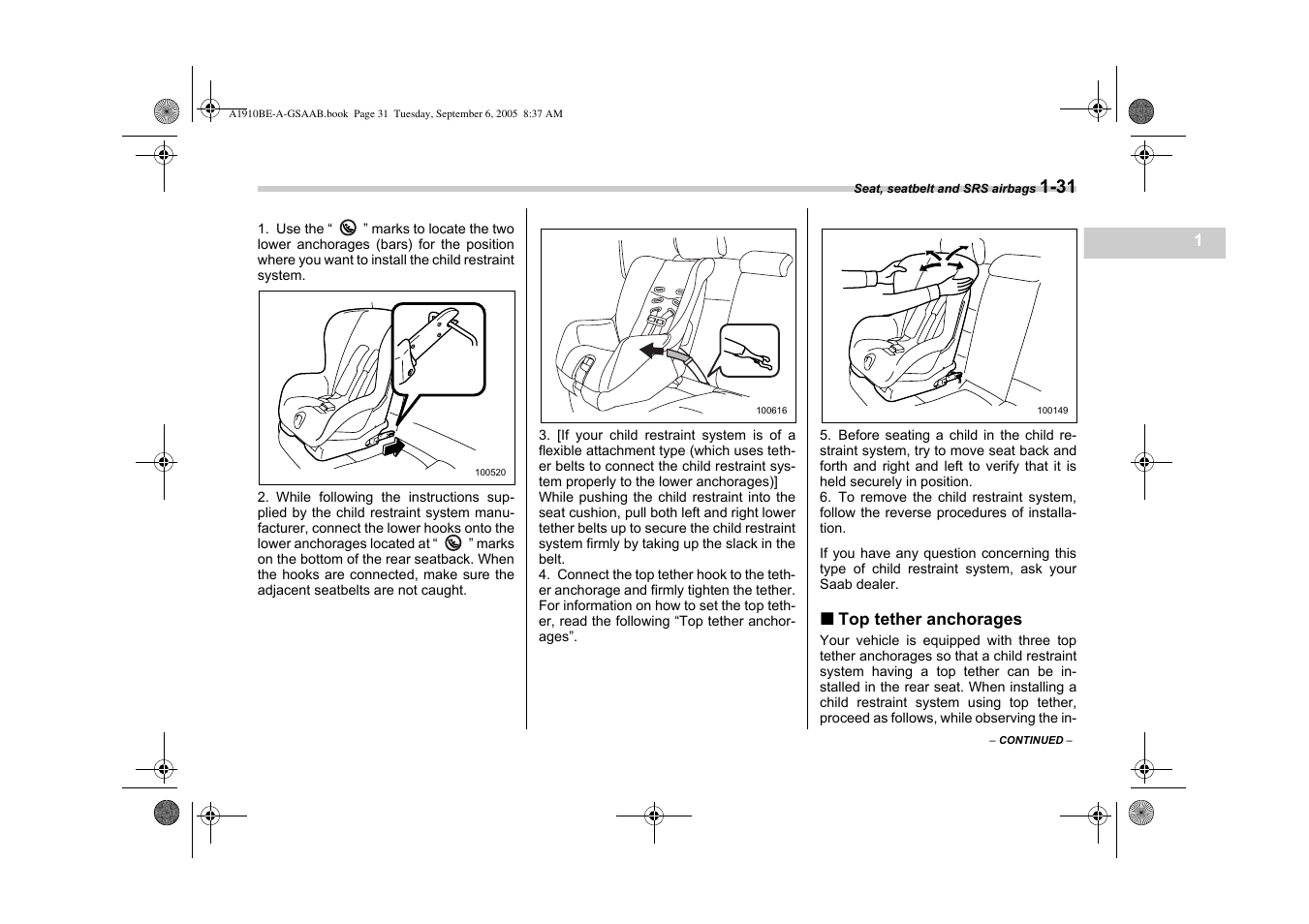 Saab 2006 9-2 User Manual | Page 55 / 322