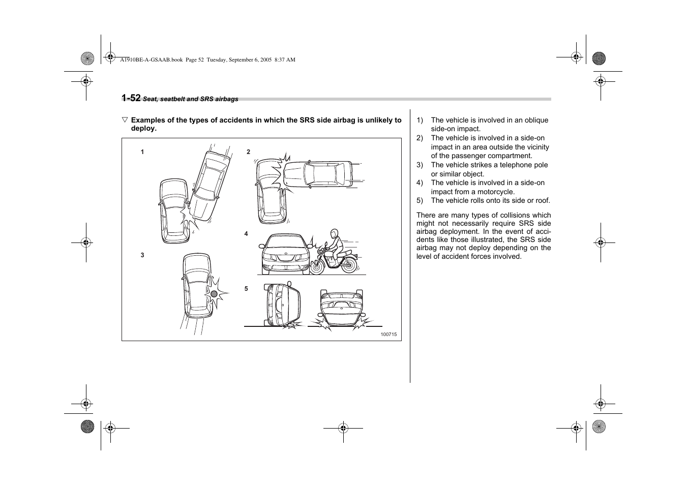 Saab 2006 9-2 User Manual | Page 76 / 322