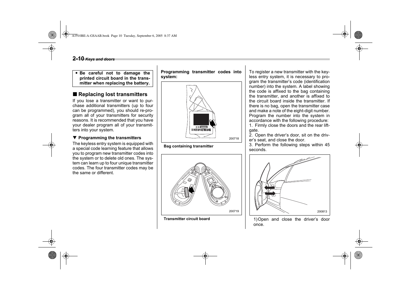 Saab 2006 9-2 User Manual | Page 90 / 322