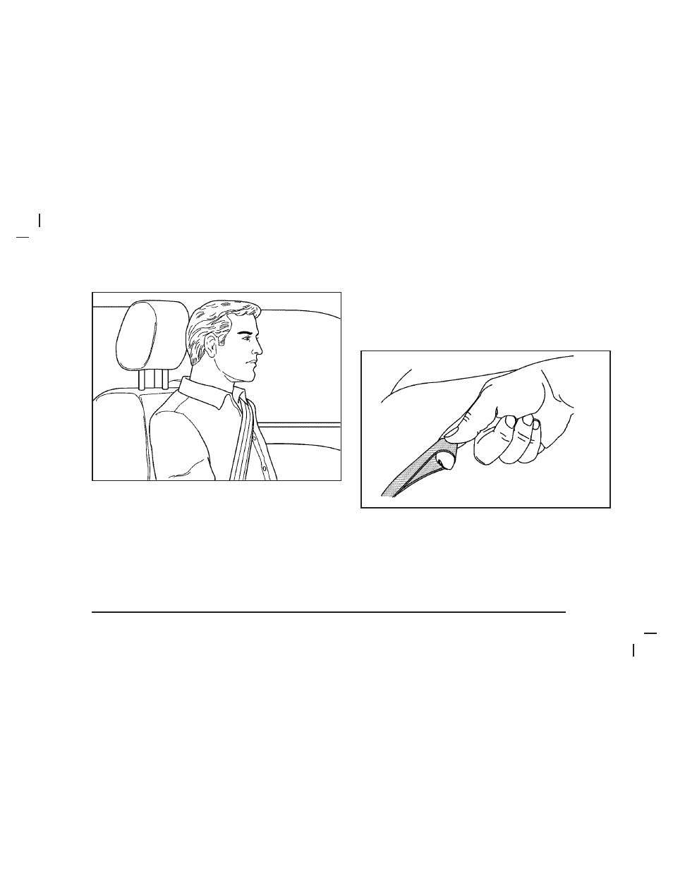 Rear seats, Head restraints, Rear seat operation | Saab 2005 9-7X User Manual | Page 11 / 398