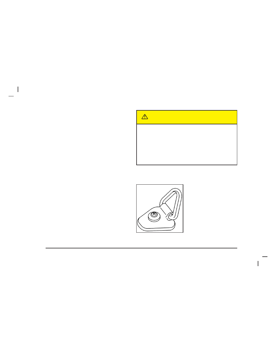 Caution, Cargo cover, Cargo tie downs | Saab 2005 9-7X User Manual | Page 110 / 398