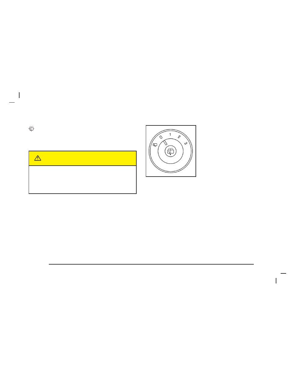 Caution, Windshield washer | Saab 2005 9-7X User Manual | Page 122 / 398