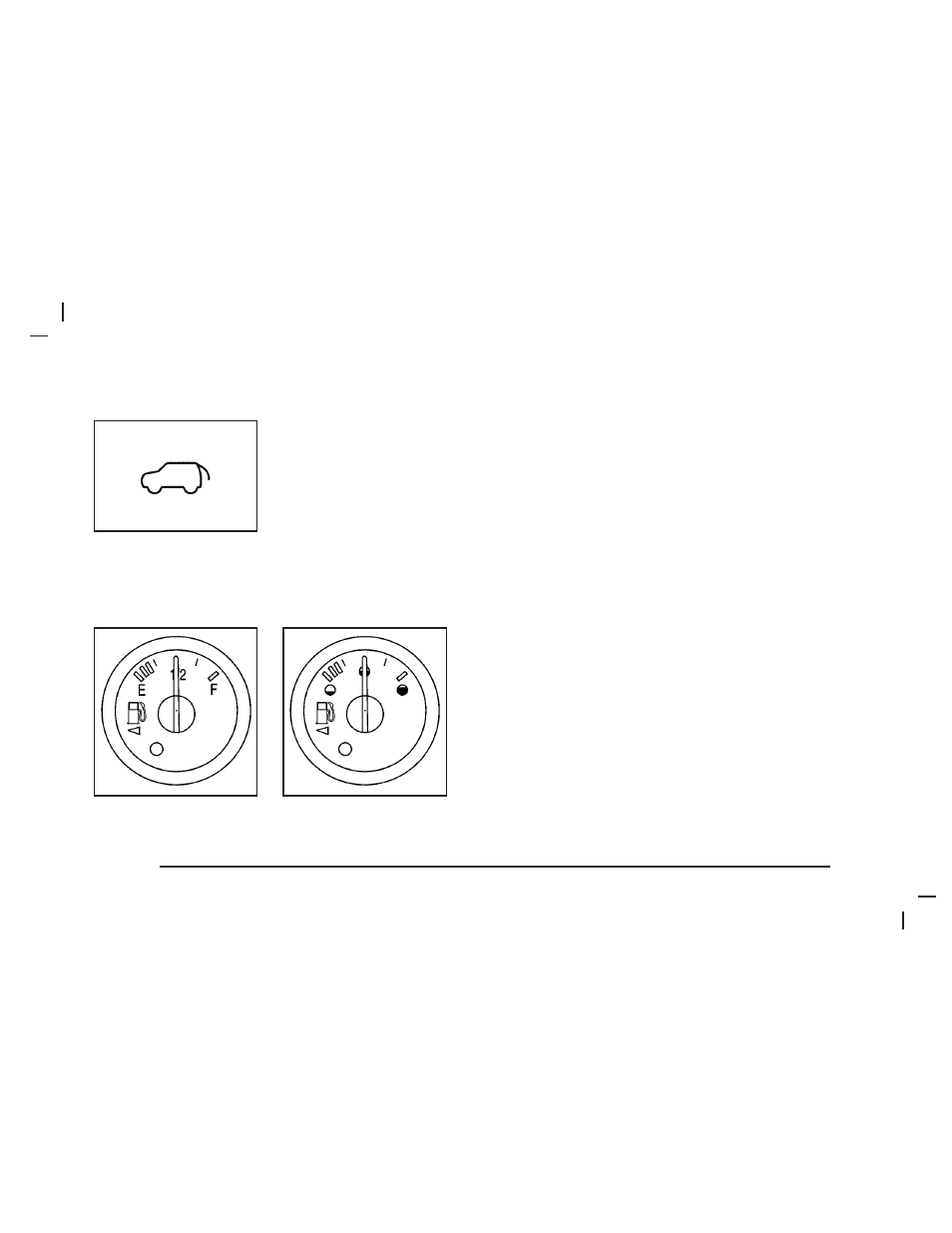 Gate ajar light, Fuel gage | Saab 2005 9-7X User Manual | Page 154 / 398