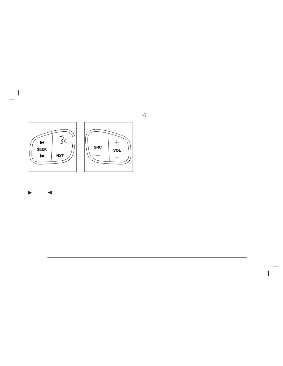 Audio steering wheel controls | Saab 2005 9-7X User Manual | Page 206 / 398