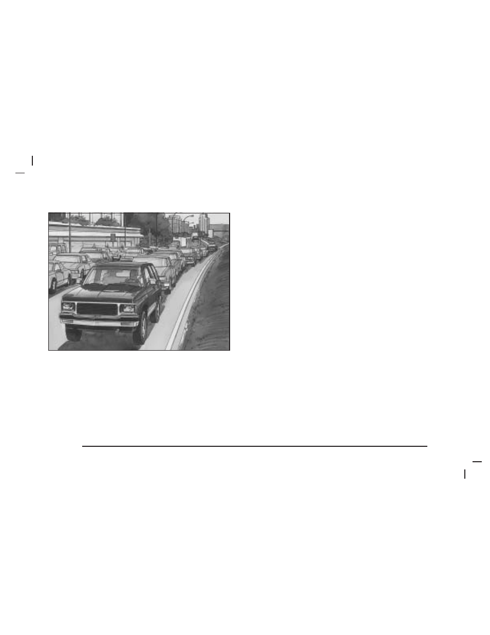 City driving | Saab 2005 9-7X User Manual | Page 226 / 398