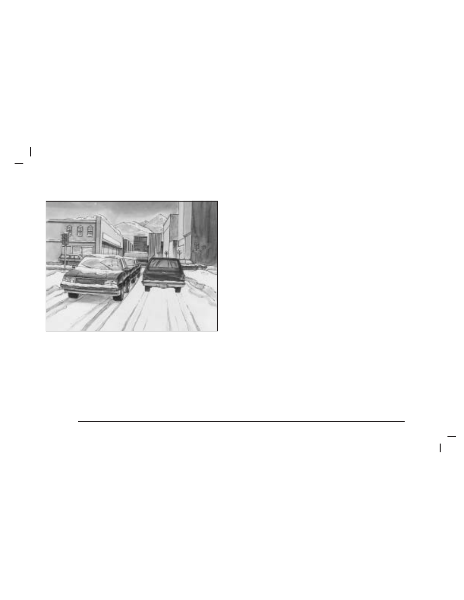 Winter driving, Driving on snow or ice | Saab 2005 9-7X User Manual | Page 232 / 398