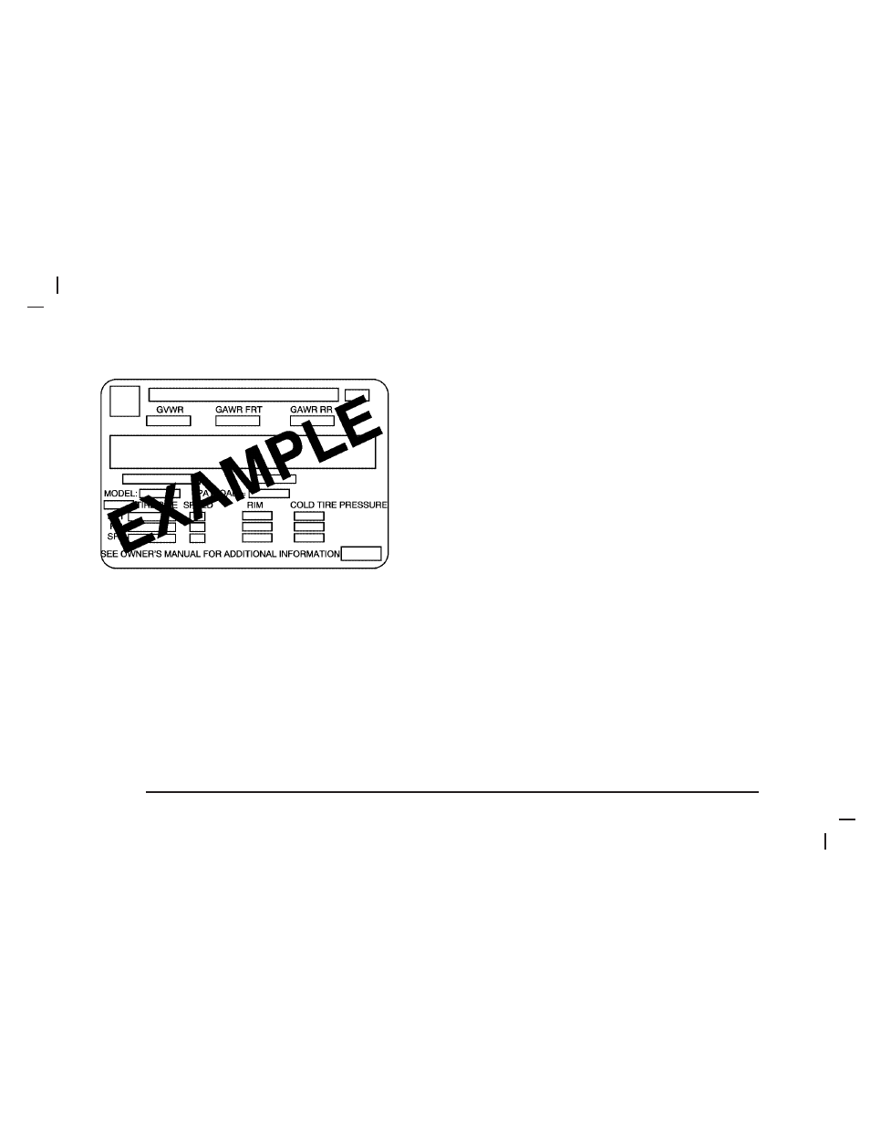 Certification/tire label | Saab 2005 9-7X User Manual | Page 240 / 398