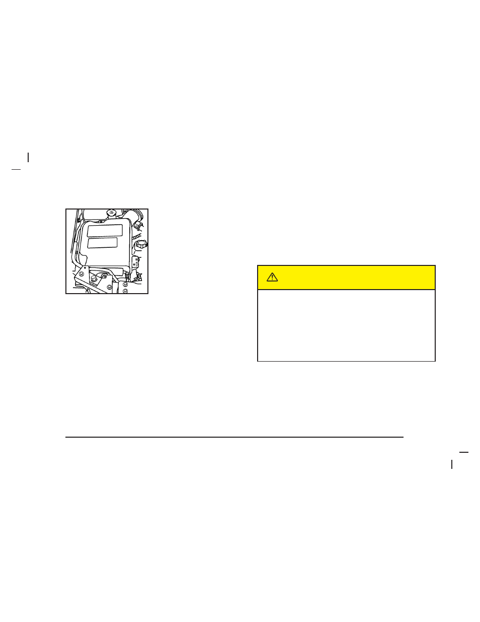 Caution, Engine air cleaner/filter, When to inspect | How to inspect | Saab 2005 9-7X User Manual | Page 271 / 398