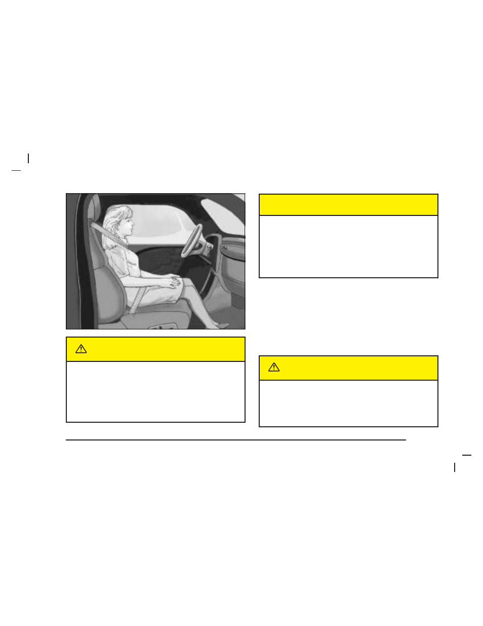 Caution | Saab 2005 9-7X User Manual | Page 63 / 398
