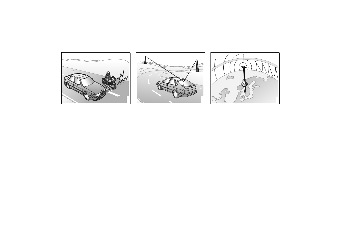 Sources of fm interference, Cross-modulation, Radio waves, fm/am | Saab 2001 9-3 User Manual | Page 112 / 260