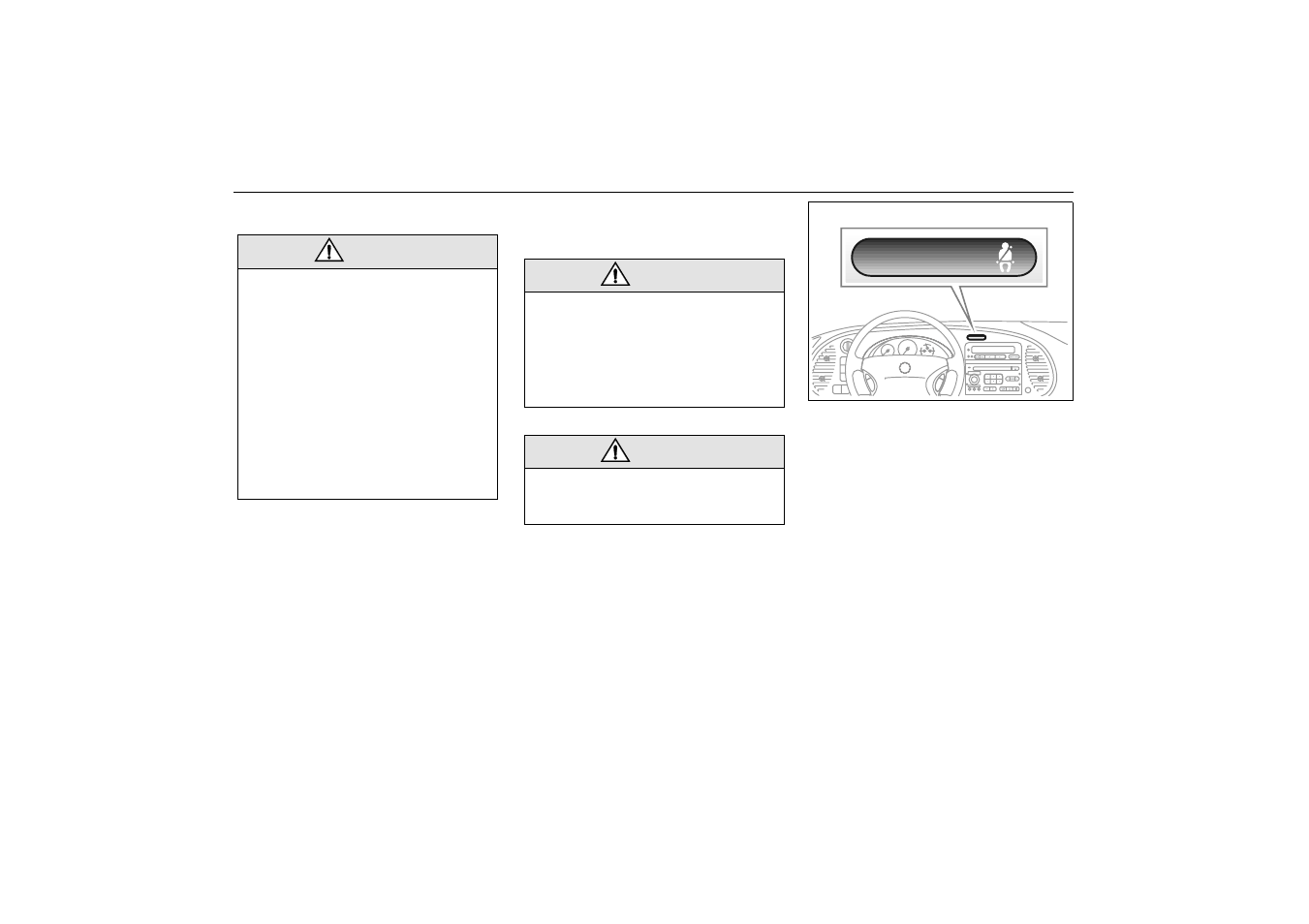 Safety belts, Safety-belt reminder | Saab 2001 9-3 User Manual | Page 12 / 260