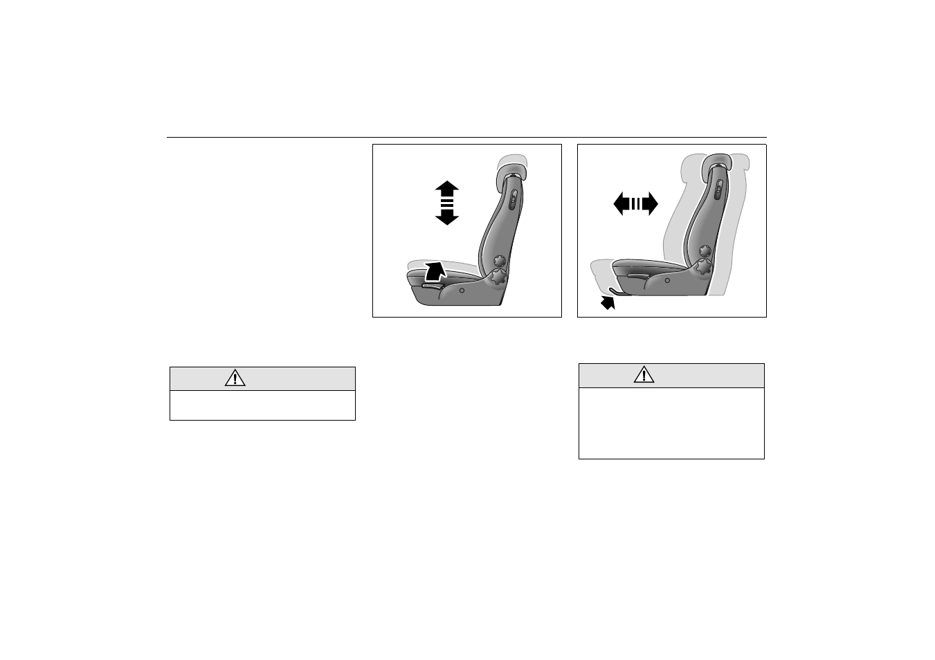 Seats, Side airbags (srs), Head restraint | Height adjustment, driver’s seat, Legroom adjustment | Saab 2001 9-3 User Manual | Page 130 / 260