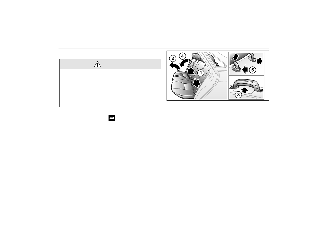Trunk, coupé and 5-door, Trunk lid lock, Lowering the entire rear seat | Breaking-in, Weather conditions | Saab 2001 9-3 User Manual | Page 144 / 260