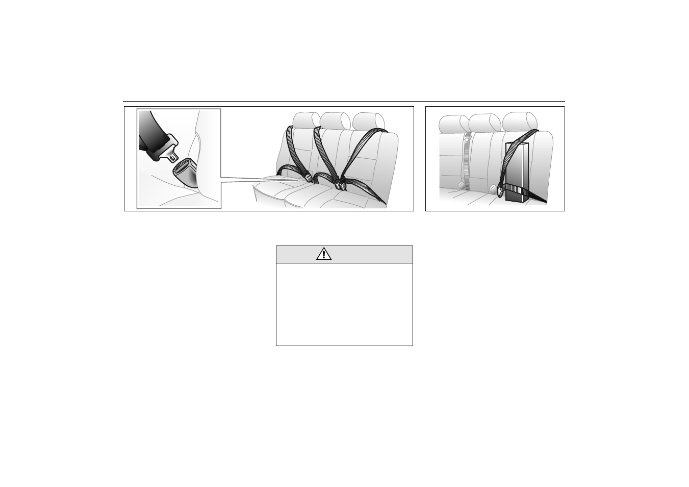 Safety belts, rear seat | Saab 2001 9-3 User Manual | Page 16 / 260
