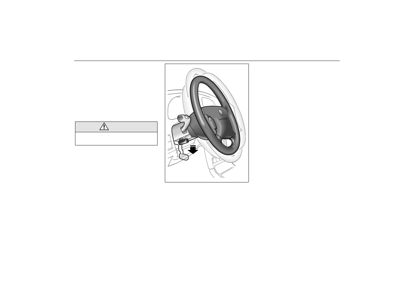 Steering-wheel adjustment, Horn, Changing the coolant | Steering-wheel, Adjustment | Saab 2000 9-5 User Manual | Page 107 / 256