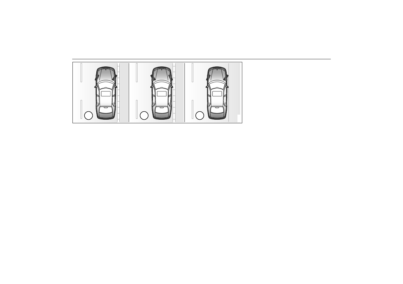 Parking on a hill, Long-term parking | Saab 2000 9-5 User Manual | Page 163 / 256